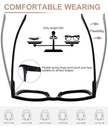 OCCI CHIARI Fashion Oversized Reading Glasses for Women - Stylish & Comfortable Readers (1.0 to 6.0) - International Shipping Available - Buy Online on GoSupps.com