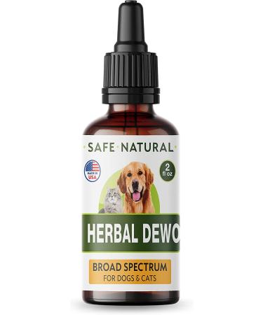 TwoFurFinds Liquid Herbal Cleanse for Cats & Dogs - Homeopathic Parasite Control - USA-Sourced Ingredients - 2oz - Buy Online on GoSupps.com