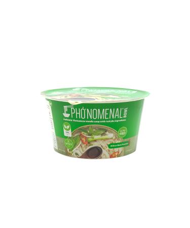 Pho'nomenal Bowl Instant Pho Noodles - Gluten-Free Low Sodium Vietnamese Vegetable Soup - Non GMO, No Soy, No MSG - 2.1 oz (Pack of 6) - Buy Online on GoSupps.com