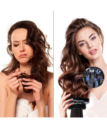 Universal Hair Dryer Diffuser for Curly & Wavy Hair - Professional Attachment (Black) - Buy Online on GoSupps.com