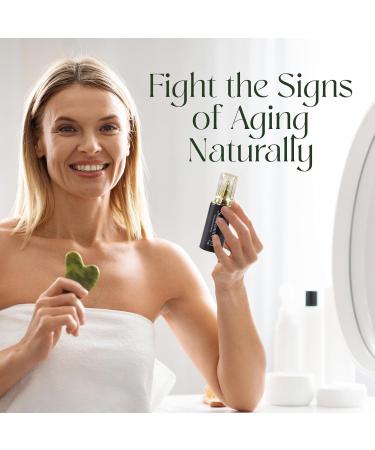 Skin Centrick Plant Stem Cell Serum Anti-Aging Face and Neck Treatment 1.7 Fl Oz Vegan Natural Formula for All Skin Types - Buy Online on GoSupps.com