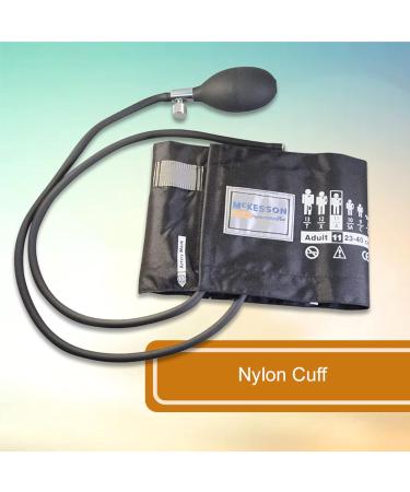 McKesson LUMEON Blood Pressure Cuff and Bulb Black Adult Medium 23-40 cm - 1 Count - Buy Online on GoSupps.com