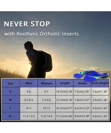 Orthotic 3/4 Length Insoles for Over Pronation & High Arch Support - Men's 6.5-8.5, Women's 7.5-9.5 - Buy Online on GoSupps.com