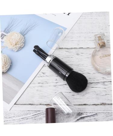 Retractable Makeup Brush Set - 4-in-1 Double-Ended Brush - Compact & Travel-Friendly | Buy Black Makeup Brushes Online - Buy Online on GoSupps.com