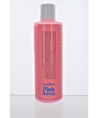 Speedball Pink Soap Brush Cleaner 8 fl oz - Premium Art Supply Cleaner - Buy Online on GoSupps.com