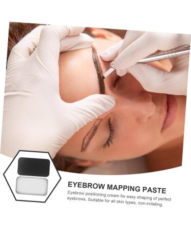 FRCOLOR Tools Brow Mapping Paste for Women Eyebrow Cream White Box Miss Painting Brow Cream Eyebrow Shape 6.00X3.40X1.20CM Black - Buy Online on GoSupps.com
