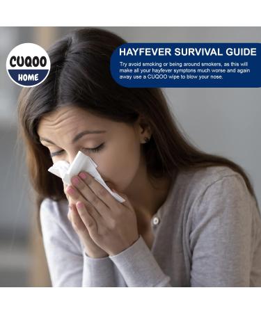 CUQOO 9 Pack Hayfever Allergy Relief Wipes - Natural Remedy for Adults & Children | Strong Allergy Hay Fever Wipes - 270 Wipes | Travel Pack 9 Count - Buy Online on GoSupps.com