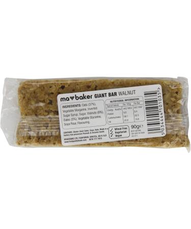  Ma Baker Ma Baker Pack of 20 Giant Walnut Bars 90g - Buy Online on GoSupps.com