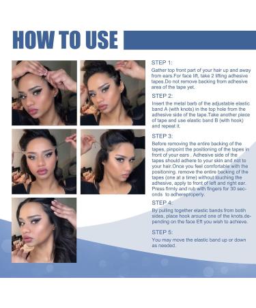 V Shape Face Lift Tape with Neck PVC Material Facial Lifting Stickers for Weddings Birthday Parties - Buy Online on GoSupps.com