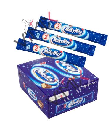 Milky Way - Two bars of milk chocolate - set of 6 sachets of 43g