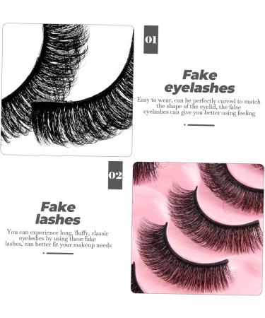 POPETPOP 10 Pairs Fake Eyelashes 7d Fiber Russia European and American - Buy Online on GoSupps.com