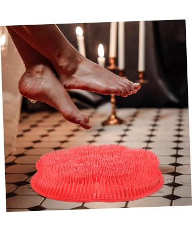 Beavorty Lazy Back Rub Pad Foot Massager Foot Brush Cleaner Skin Cleaning Scrubber Pink - Buy Online on GoSupps.com