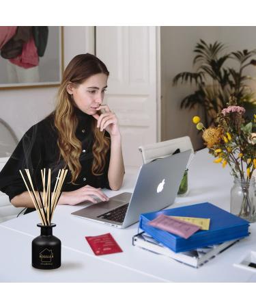 Hossian 100PC Reed Diffuser Sticks - 20cm Black Fiber Reeds for Essential Oils | Perfect for Aromatherapy & Home Fragrance - Buy Online on GoSupps.com