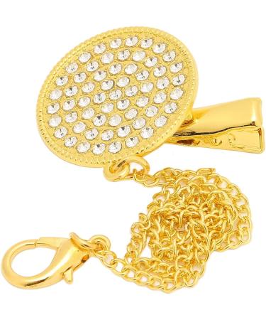 Curved Golden Baby Pacifier with Clip | Safe Materials & Healthy Bling | Ideal for 6-18 Months (Letter B) - Buy Online on GoSupps.com