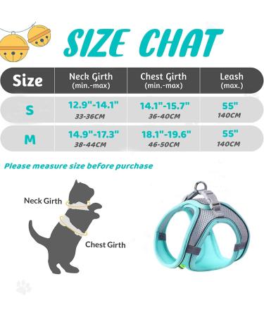 ORYEDA Cat Harness and Leash Set Escape Proof Kitten Walking Vest for Small Medium Cats Easy Control Outdoor Harness Adjustable Breathable Pet Clothes with Reflective Strips Green Medium Medium Green - Buy Online on GoSupps.com