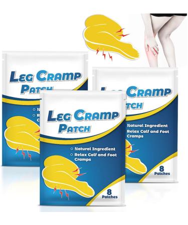 Soulagement des crampes dans les jambes Patchs de crampes aux jambes avec naturel soulagement musculaire maximum pour le pied les mains les jambes les mollets le cou le dos et apaisant - Buy Online on GoSupps.com