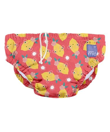 Bambino Mio revolutionary reusable swimming diaper for babies and toddlers boys and girls fidgety lemon XL (2 years+) fidgety lemon XL (2 years+) single