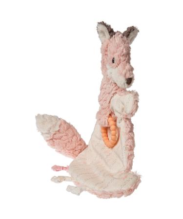 Mary Meyer Putty Lovey Snuggy Nuggles Fox Baby Security Blanket with Teething Ring - 13-Inches - Buy Online on GoSupps.com