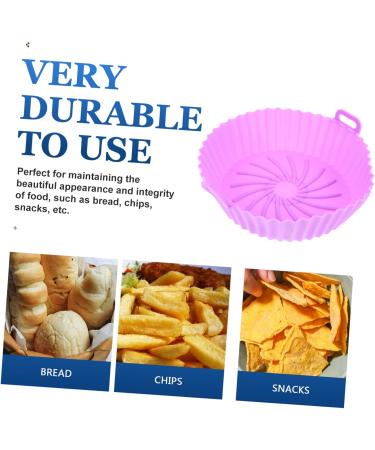 Alipis 3pcs Round Fryer Mat Air Fryers Non-Stick Air Fryer Fryer Replace Pot Inner Cushion Square Purplex3pcs 20X20CMx3pcs - Buy Online on GoSupps.com