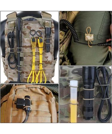 Pilikoll 12-Piece Tactical Backpack & Vest Buckle System - Binding Retainer Belt Strap Accessories for Tactical Gear - Buy Online on GoSupps.com