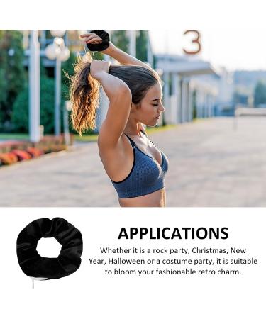 4 Pieces Women's Hair Ties Velvet Zip Hair Ties Travel Gadgets Secret Hair Ties Soft Ponytail Hair Ties Ball Head Curly Hair Ties - Buy Online on GoSupps.com