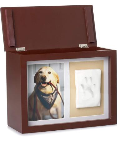 Pearhead Pet DIY Pawprints Memorial Box Kit - Espresso | Perfect for Dogs & Cats - Buy Online on GoSupps.com