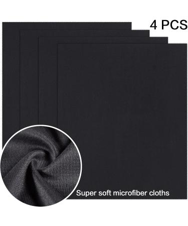 Computer Cleaning Cloth Microfiber Big Camera Lens Glasses Cleaner TV Laptop Pad Tablet Phone Electronics Screen Wipes (15x18  Black 4 Pack) 15x18 Black 4 Pack - Buy Online on GoSupps.com