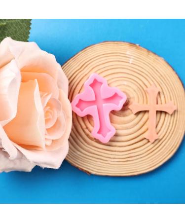 9 Piece Cross Fondant Mold Set for Cake Decoration and Crafting Projects - Silicone Molds for Cupcake Topper, Sugarcraft, Polymer Clay - Buy Online on GoSupps.com