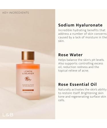 Lemon & Beaker Pore-Reducing Toner - Alcohol-Free Vegan Face Toner for Hydrated Skin & Minimizing Large Pores - 3.5 fl oz | Made in New Zealand | International Shipping - Buy Online on GoSupps.com