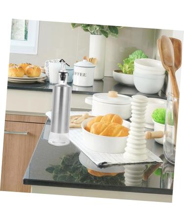 Zerodeko 2pcs Stainless Steel Oil Bottle Kitchen Oil Dispenser Portable Oil Storage Container Glass Containers for Liquids Oil Container Syrup Dispenser Oil Filter Pot Household - Buy Online on GoSupps.com