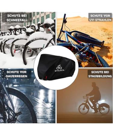 Byklista Waterproof Bicycle Garage for 2-3 Bikes + eBook | 210D Oxford Cover with Extra Welded Seams - Ultimate Bike Protection - Buy Online on GoSupps.com