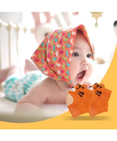5 Pairs Rumyve Non-Slip Knee Pads for Baby Crawling - Adjustable & Breathable Leg Pads for Safety & Warmth - Buy Online on GoSupps.com