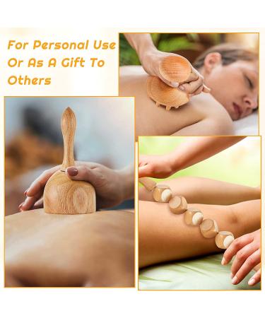 Maderoterapia Kit: 5 Pieces Wood Therapy Massage Tools for Lymphatic Drainage, Cellulite Reduction, and Muscle Pain Relief - Buy Online on GoSupps.com