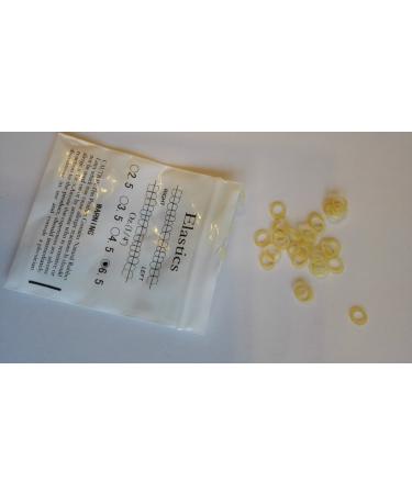 Dental orthodontic latex elastics 6.5oz 1/4inch orthodontic latex elastics dental Elasto Merics CE/FDA