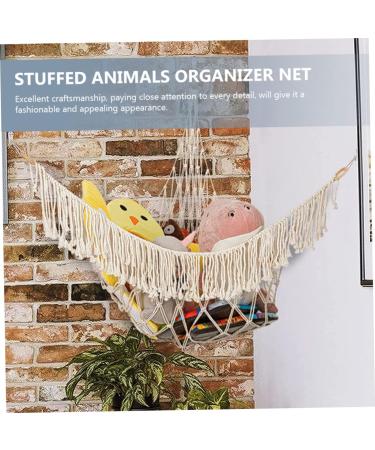 Beavorty 2-in-1 Yoga Ball Stand & Toy Organizer | Perfect Christmas Gift for Kids | Soft Plush Storage Hammock - Buy Online on GoSupps.com