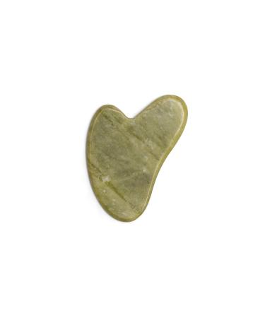 Zo Ayla Gua Sha Facial Massage Tool (Natural Jade Stone) Green
