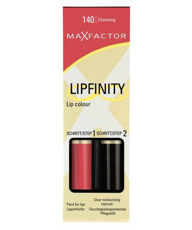 Max Factor Lipfinity Lipstick Two Step New In Box - 140 Charming - Buy Online on GoSupps.com