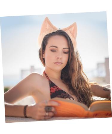 minkissy Headbands Hair Ties Cat Ears Headband Adults Cat Costume Accessories Cat Ears Head Wrap Cosplay Ears Ear Headband Cat Headband Cat Ear Headpiece The Cat Women's Fabric Animal - Buy Online on GoSupps.com