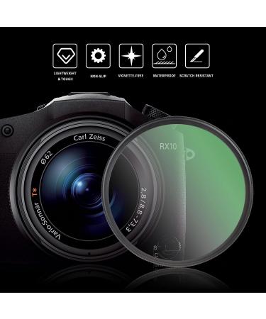 Walking Way 1/4 Black Pro Mist Diffusion Filter 49mm - Soft Focus Lens for Portrait Photography and Video - 49mm Circular Diffuser Filter - Buy Online on GoSupps.com