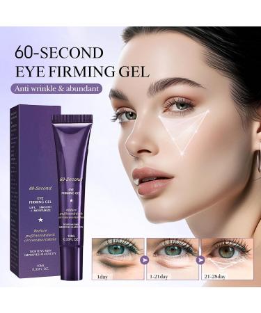 60-Second Instant Firming Eye Cream 60-Second Eye Firming Gel Under Eye Cream for Dark Circles and Puffy Eyes Instant Eye Tightener Instant Eye Bag Remover Reduce Fine Lines - Buy Online on GoSupps.com
