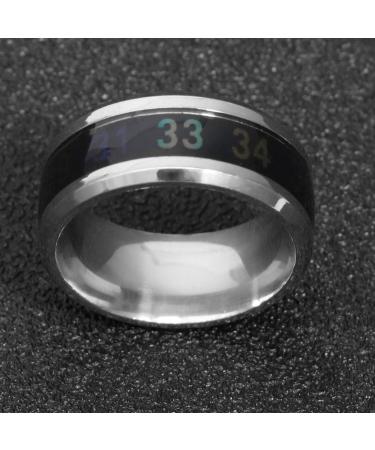 Holibanna Mood Changing Temperature Ring | Couples' Finger Ring for Men | Unique Emotion Jewelry for Birthdays & Special Occasions - Buy Online on GoSupps.com