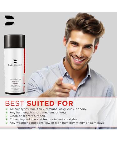 Premium Hair Styling Powder for Men & Women - Volumizing Texturizer Long Lasting Hold 30g/1oz - Buy Online on GoSupps.com