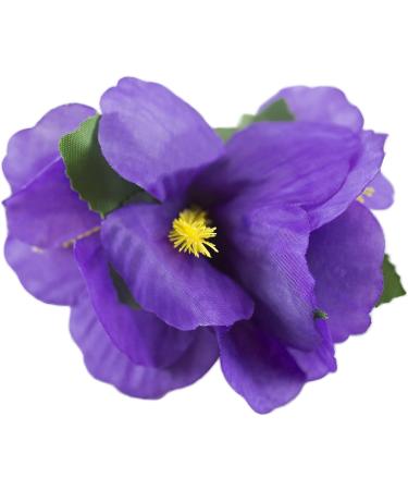 Hula Girl Hibiscus Flower Hair Clips - 12 Pack, Assorted Colors, Perfect for Events & Decor - Buy Online on GoSupps.com