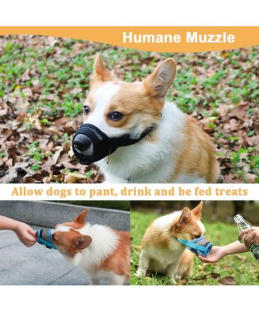 Mayerzon Adjustable Dog Muzzle - Breathable Airline Approved for Small Medium & Large Dogs | Black S - Prevent Biting Barking & Chewing - Buy Online on GoSupps.com