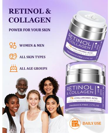 Neck Firming Cream for Tightening | Anti-Aging Face Moisturizer for Women | 1% Retinol + 7% Hyaluronic Acid for Firming & Wrinkle Reduction | Day & Night Use for Neck & D collet 1.7 Fl Oz 1.7 Fl Oz (Pack of 1) - Buy Online on GoSupps.com