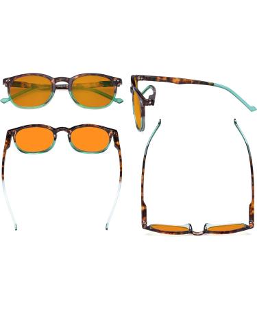 Eyekeper Anti Blue Light Glasses | 94% Protection Scratch-Resistant Glare-Free & Fatigue-Reducing | Turtle/Green BB98 Lens - Buy Online on GoSupps.com