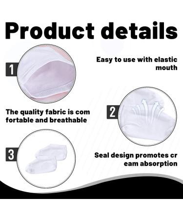 Moisturising Socks 3 Pairs Moisture Socks for Feet Overnight Foot Socks Moisturising for Dry Feet Moisturising Foot Socks for Cracked Heel Repair Cotton Socks for Moisturising for Women and Men - Buy Online on GoSupps.com