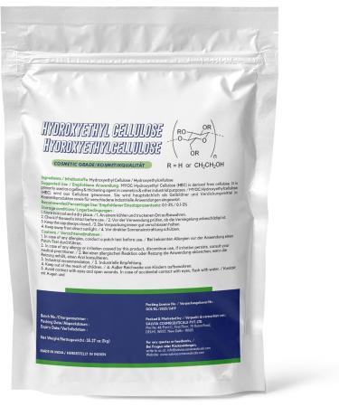 Myoc Hydroxyethyl cellulose cosmetic grade thickening and stabilizing agent for DIY hair and skin care 1 kg - Buy Online on GoSupps.com