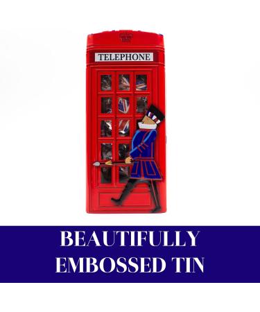 British Phone Box Souvenir Fudge Traditional Sweets Tin - Fudge Sweet Tin with Individually Wrapped Sweets English Retro Sweets Gift Box - British Souvenirs Gifts Fathers Day Hamper Gifts for Dad - Buy Online on GoSupps.com