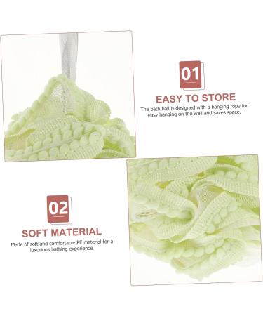 Healeved Shower Loofah 4pcs - Soft Bath Sponges & Exfoliating Scrubbers for a Refreshing Clean | International Shipping Available - Buy Online on GoSupps.com